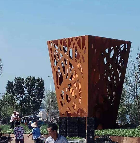 丰台耐候钢板雕塑